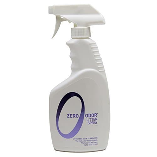 Zero Odor Litter Box Odor Eliminator, Trigger Spray, 16 ounces by Zero Odor