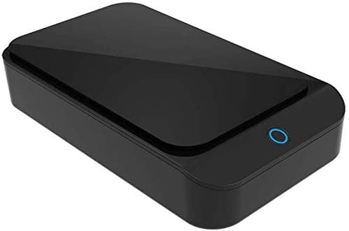 CCLAY UV Cell Phone Sterilizer Box, Portable UV Light Smart Phone Sterilizer Cleaner for All iPhone Android Mobile Phone Toothbrush Salon Tools Jewelry Watches