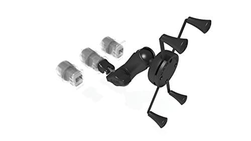 RAM Universal X-Grip for Phablets With Tallon Socket Mount: Light Vehicle, Rectangular Switch-Blank.