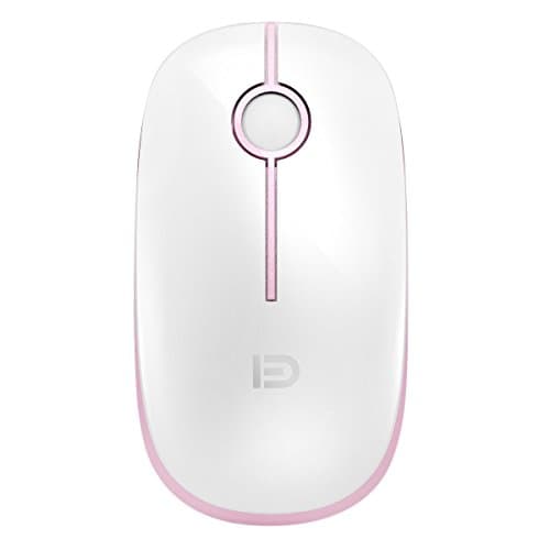 Fuld 2.4G Slim Wireless Mouse with Nano Receiver -white