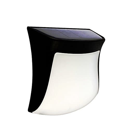 SZHENRY Outdoor Solar Powered Wall Light, Waterproof Wireless Light Sensor Lamps for Garden, Patio and Pathway