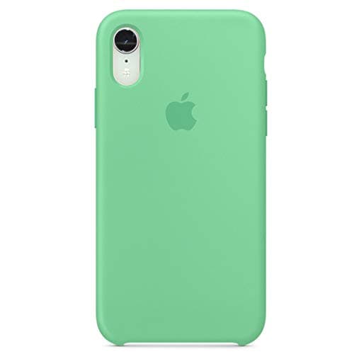 Compatible for iPhone XR Case, Liquid Silicone Case Soft Microfiber Cloth Lining Cushion Compatible with iPhone XR (6.1") (Spearmint)