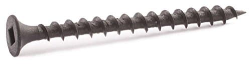 6 x 1 1/4 Square Bugle Coarse Drywall Screws Black Phosphate - Carton (8000)