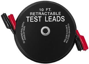 Lang Tools 1140 Retractable Test Leads - 2 Leads X 10 Ft.