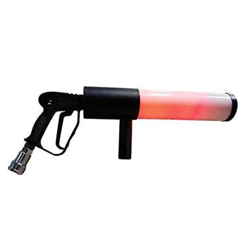 Handheld CO2 Jet Cannon Special Effects Stage Light Carbon dioxide DJ Gun Co2 Fog Smoke Outdoor Activities back Spray Air Column Machine 78 * 29 * 12cm,LED