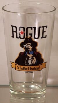 Rogue Ales Pint Glass Set - Different Logos