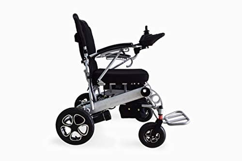 Fold Foldable Power Compact Mobility Aid Wheel Chair, Lightweight Folding Carry Electric Wheelchair, Motorized Wheelchair, Powerful Dual Motor Wheelchair, Heavy Duty Power Wheelchair, Holds 330LBS