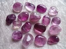 Purple Fluorite Tumblestone - Single Stone
