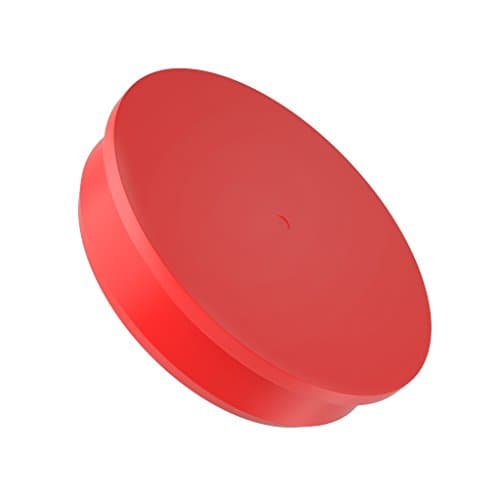 Round Polypropylene Plugs 4" Poly Plug Red MOCAP PRP4.000RED (qty50)