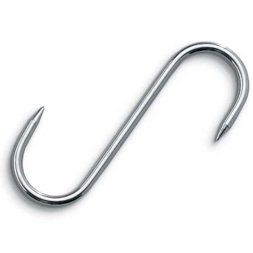 Stainless Steel S Hook, Extra Heavy Duty - 8"