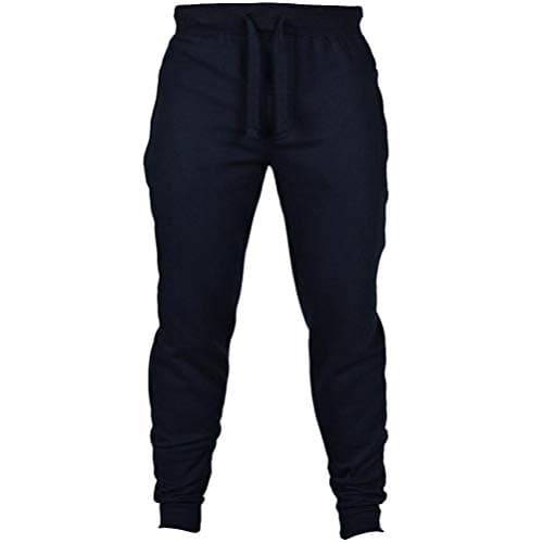 Muranba Clearance Men's Solid Casual Drawstring Joggers Sweatpants