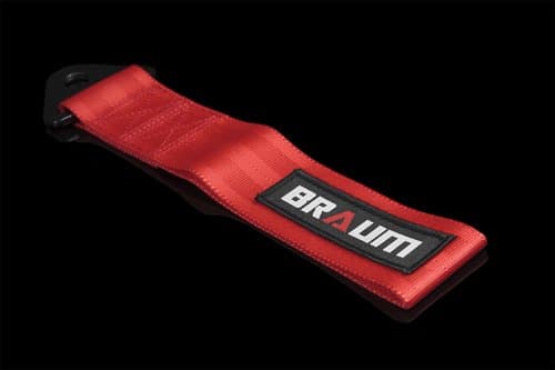 BRAUM BRTS-RED Tow Strap Kit44; Red
