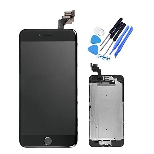 for iPhone 6 plus 5.5inch LCD Screen Replacement Touch Digitizer Full Assembly with all Components and Repair Tools - Not compatible with iPhone 6 or 6S (Black)