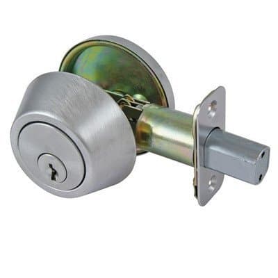 Ultra Hardware 43978 Ultra Security Plus Single Cylinder Deadbolt Two-Way Adjustable, Stainless Steel K3 by Ultra Hardware