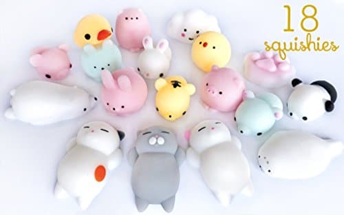 Squishy Kawaii Animals 18 pieces