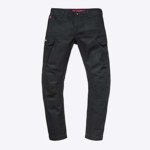 Saint Works Cargo Pants - Comfortable Premium Cargo Denim Work Utility Pants made with the World’s Strongest Denim (30, Black)