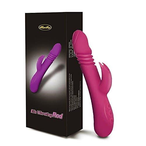 7 Speed Silicone Wireless Massager with Heating Thrusting and Rotating Function USB Rechargeable &amp; Waterproof (Pink)