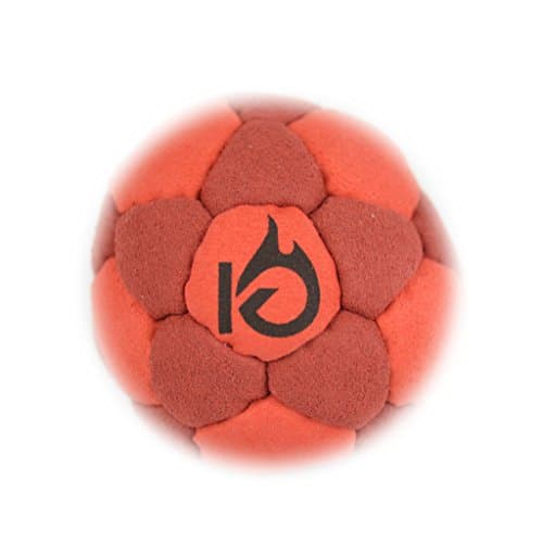 KickFire SuperSacks Sand Filled Hacky Sack 16 Panel Leather Footbag for Kids Teens and Adults