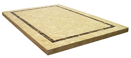 ATC ATCOstone Stone Veneer Sand Beige Pattern Rectangular Table Top, 24" L x 32" W