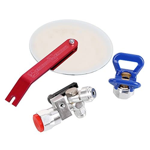 DGCUS Universal Airless Paint Spray Guide Accessory Tool w/ Tip for Titan Wagner Graco (Blue)