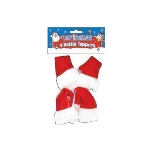 4 Christmas Bottle Toppers