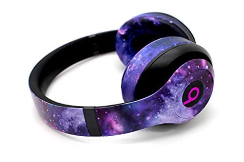 Beats by Dre Studio 3 Wireless - Custom Painted Dr. Dre Bluetooth Headset w/Evil Headphones Galaxy Cushions - (Galaxy)
