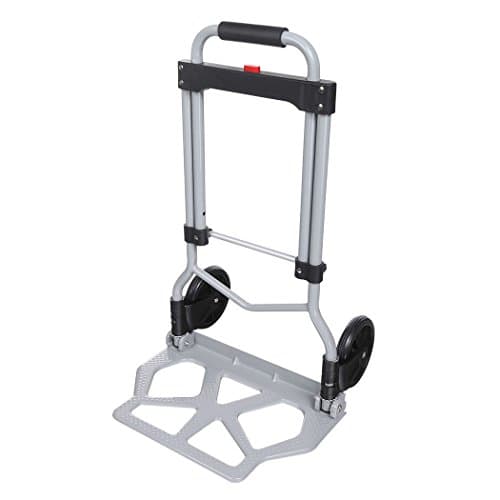 Domtie 2 Wheels Multi-functional Heavy-duty Trolley Folding Hand Truck 220 Pounds Luggage Cart