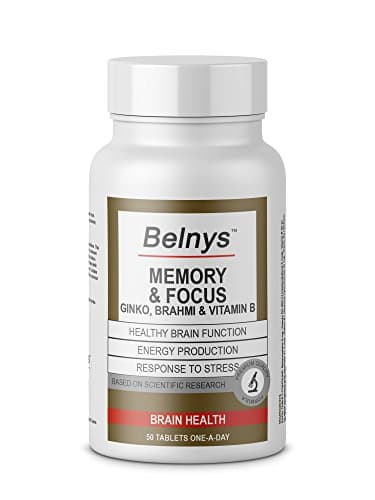 Belnys – Memory &amp; Focus – Assist Healthy Brain Function – High Potency Supplement (50 tabs)