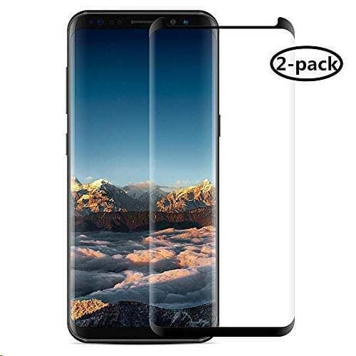 [2-Pack] Samsung Galaxy S9 Glass Screen Protector, Premium Tempered Protector Galaxy s9 Film,3D Curved Edges Tempered Glass Screens