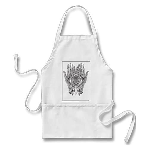 Vintage Apron Henna Hands Vintage Apron Pattern