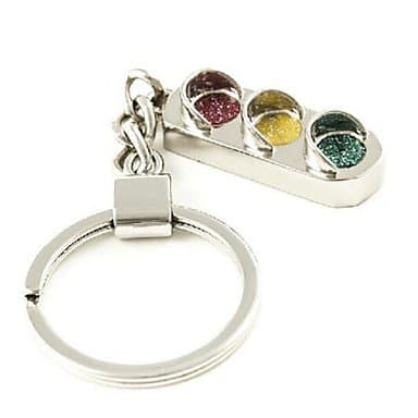 HARDWARE FOR YOU LTD TRAFFIC LIGHTS KEYRING KEYCHAIN