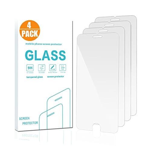 pehael iphone 8 / 7 Screen Protector Glass,[Crystal Clear]2.5D Round Edge DoubleDefence Premium Tempered Glass Screen Protector for iphone 8 and iphone 7 (4pack)