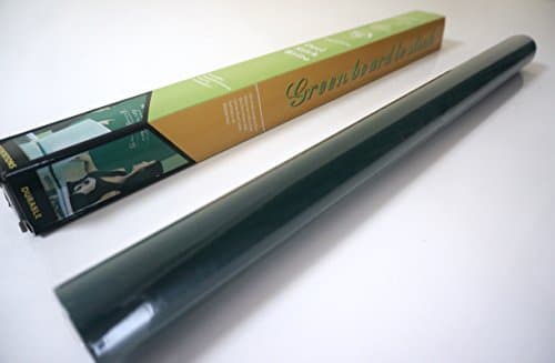 ADCorner Removable Chalkboard Wallpapar with 5 Chalks Adhesive Blackboard Wall Decals for Kids School Office15.76x78.8 inch (Green)