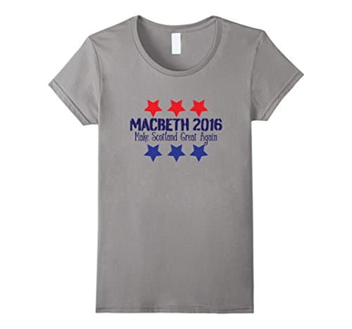Womens Macbeth 2016 - funny tshirt Small Slate