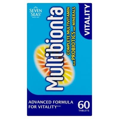 Multibionta Probiotic Multivitamins 50+ - 60 Tablets