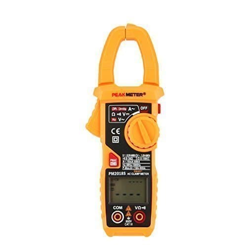 LAOYE Clamp Meter Digital Multimeter Auto-Ranging Multi Tester with Non Contact Voltage Detection for AC/DC Voltage DC Current Resistance Test 6000 Counts Multi Tester with LCD Backlight