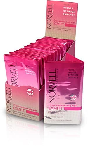Norvell Pre Sunless Body Buff EXMITT, 24 Piece Display