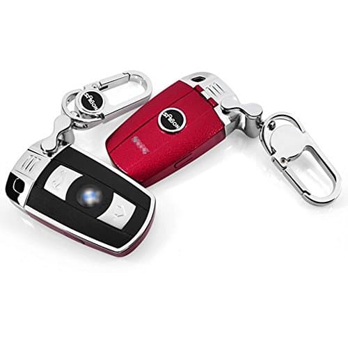 Red Protective Hard Shell 3 Button Key Fob Car Remote Entry Case Cover for BMW