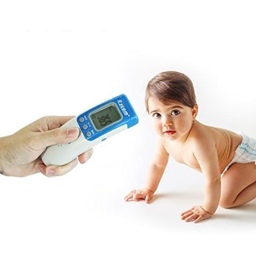 Rycom FDA Approved Non-touch Infrared Thermometer Testing Forehead Bath Water Milk and Room Temperature Storing 32 Memory with Fever Alarm and Silent Mode