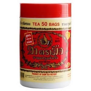 Hand Thai Black Tea Red Lebal 4g. Pack 50 by Hand Thai104 [Foods]
