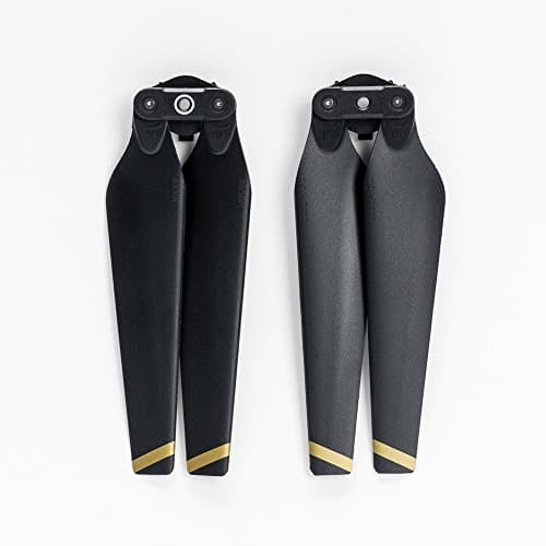 UAVMate 1 Pairs 8330F Propellers Quick Release Folding Props Blades for DJI Mavic Pro Drone, Black and Yellow
