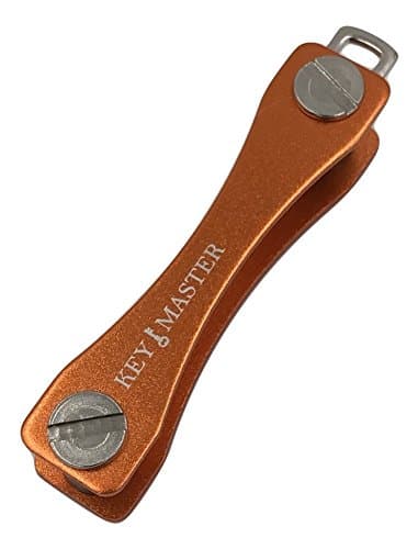 KeyMaster - Compact Smart Key Holder 2-10 Keys (Orange)