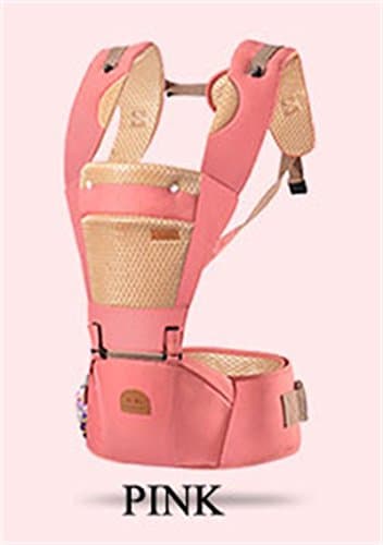 Ergonomic Front Facing Inward Facing Carrier Backpack for Babies with hipseat,squirrelbaby(Pink)