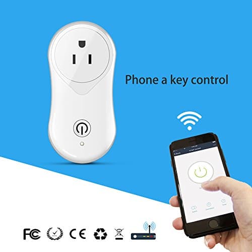 WiFi Smart Plug Maxuse Smart Socket USB 5V1A Wireless Timing Smart Socket Remote Control Your Devices for Smart Home