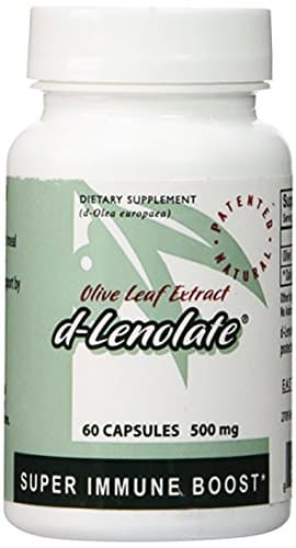 d-Lenolate® All-Natural - Olive Leaf Extract - Boost Your Immune System Today! - 60 Count