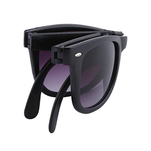 Unisex Black Folding Wayfaraer Sunglasses