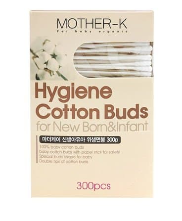 Safety Cotton Buds 300pcs, Two different types in both ends that is easy for hygiene