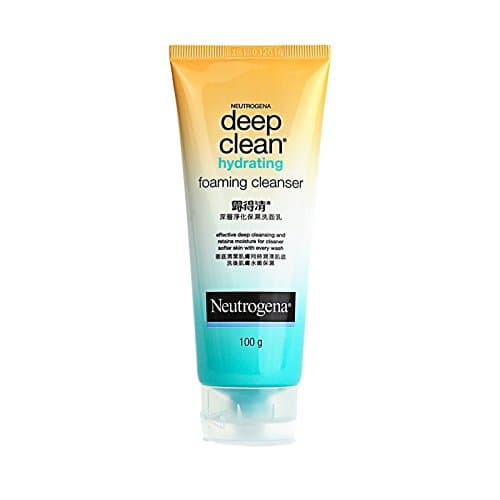 Neutrogena Deep Clean Hydrating Foaming Cleanser 100g- Effective deep cleansing and brightening power for cleaner