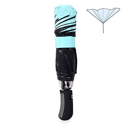 Umbrella Windproof Travel Umbrella Compact Folding Reverse Umbrella