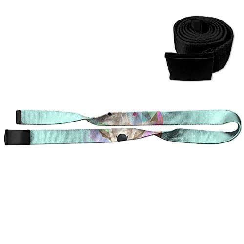 Abstract Wolf Men's Braided Elastic Stretch Belt